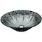 Novatto CREDERE Artsy Glass Vessel Bath Sink Set in Matte Black NOHP-G19012MB - alternate 4